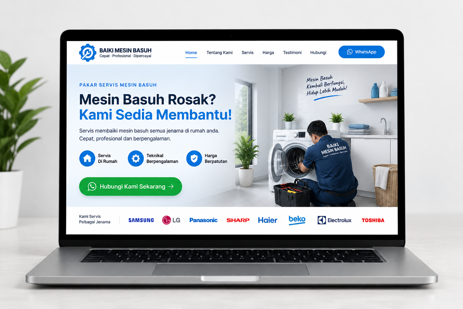 Washing Machine Repair Website